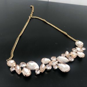 Crystal Pendant Statement Necklace